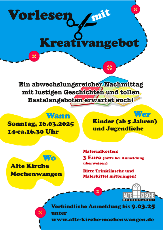 Vorlesen mit Kreativangebot